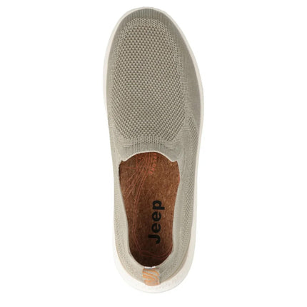 Jeep Mocassino Uomo Slip On in Tessuto Beige KAROO SLIP ON SAND Jeep Footwear 