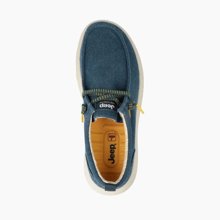 Jeep Wallabee Slip On Uomo in Tessuto Blu KAUAI WALLABEE NAVY Jeep Footwear 
