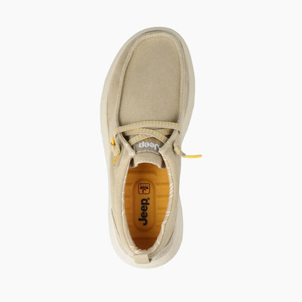Jeep Wallabee Slip On Uomo in Tessuto Beige KAUAI WALLABEE SAND Jeep Footwear 