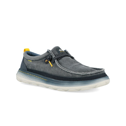 Jeep Wallabee Slip On Uomo in Tessuto Blu KAUAI WALLABEE KNT NAVY Jeep Footwear 