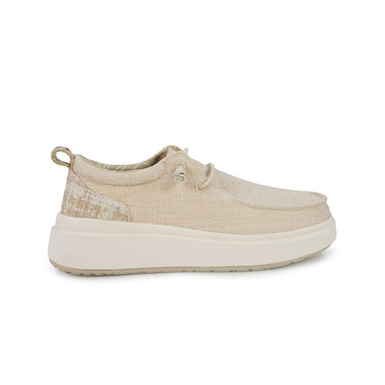 Jeep Wallabee Slipon Donna in Tessuto Beige NATURE WALLABEE BEIGE Jeep Footwear 