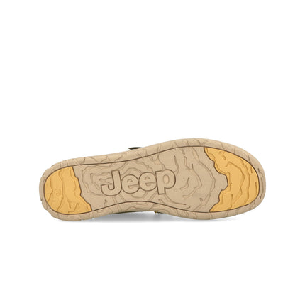 Jeep Wallabee Uomo in Canvas Verde Militare SAMOA WALLABEE CVS MILITARY Jeep Footwear 