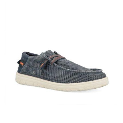Jeep Wallabee Uomo in Canvas Blu SAMOA WALLABEE KNIT NAVY Jeep Footwear 