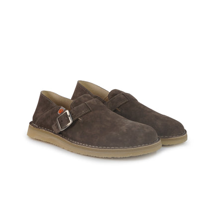Jungla Mocassino Barefoot Donna con Fibbia in Camoscio Marrone 8480 MOUSSE LIGHT Jungla 