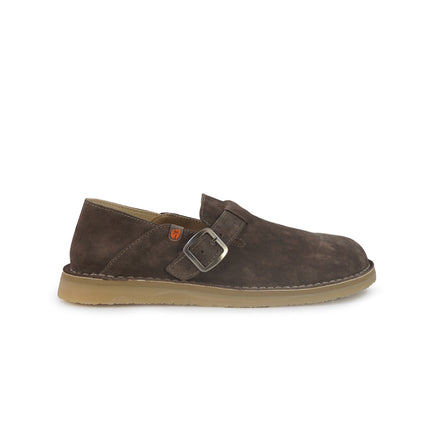 Jungla Mocassino Barefoot Donna con Fibbia in Camoscio Marrone 8480 MOUSSE LIGHT Jungla 