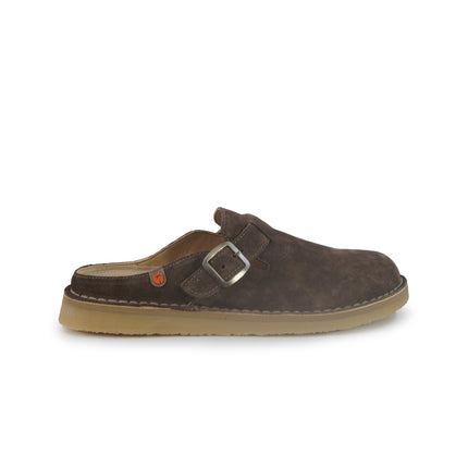 Jungla Sandalo Sabot Barefoot Donna con Fibbia in Camoscio Marrone 8483 MOUSSE LIGHT Jungla 