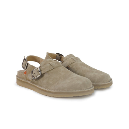 Jungla Sabot con Cinturino Barefoot Donna  in Camoscio Sabbia 8489 VANILLA Jungla 