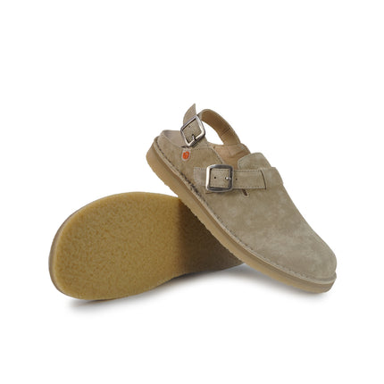 Jungla Sabot con Cinturino Barefoot Donna  in Camoscio Sabbia 8489 VANILLA Jungla 
