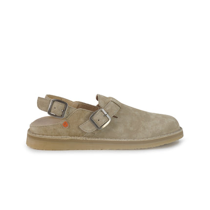 Jungla Sabot con Cinturino Barefoot Donna  in Camoscio Sabbia 8489 VANILLA Jungla 