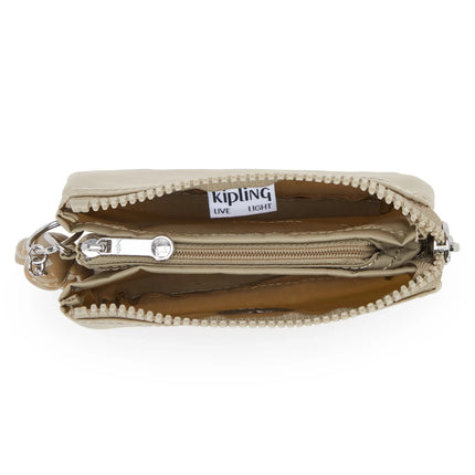 Kipling Trousse Multitasche in Tessuto Beige CREATIVITY S BOHO TAN Kipling 
