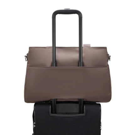 Borsa Lavoro Kipling Lapdop 15 Pollici con Tracolla in Tessuto Cipria ELYSIA WORK BOHO CEDAR Kipling 