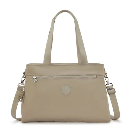 Borsa Lavoro Kipling Lapdop 15 Pollici con Tracolla in Tessuto Beige ELYSIA WORK BOHO TAN Kipling 