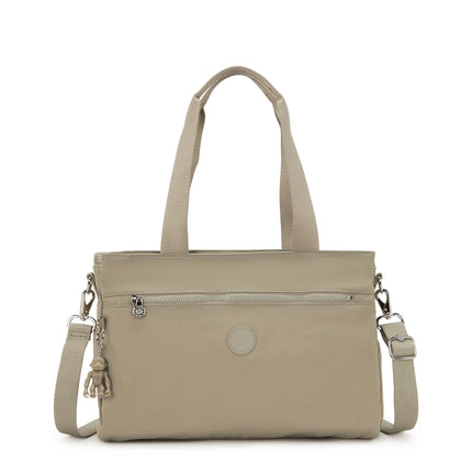 Borsa Lavoro Kipling Lapdop 13 Pollici con Tracolla in Tessuto Beige ELYSIA WORK S BOHO TAN Kipling 