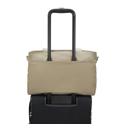Borsa Lavoro Kipling Lapdop 13 Pollici con Tracolla in Tessuto Beige ELYSIA WORK S BOHO TAN Kipling 