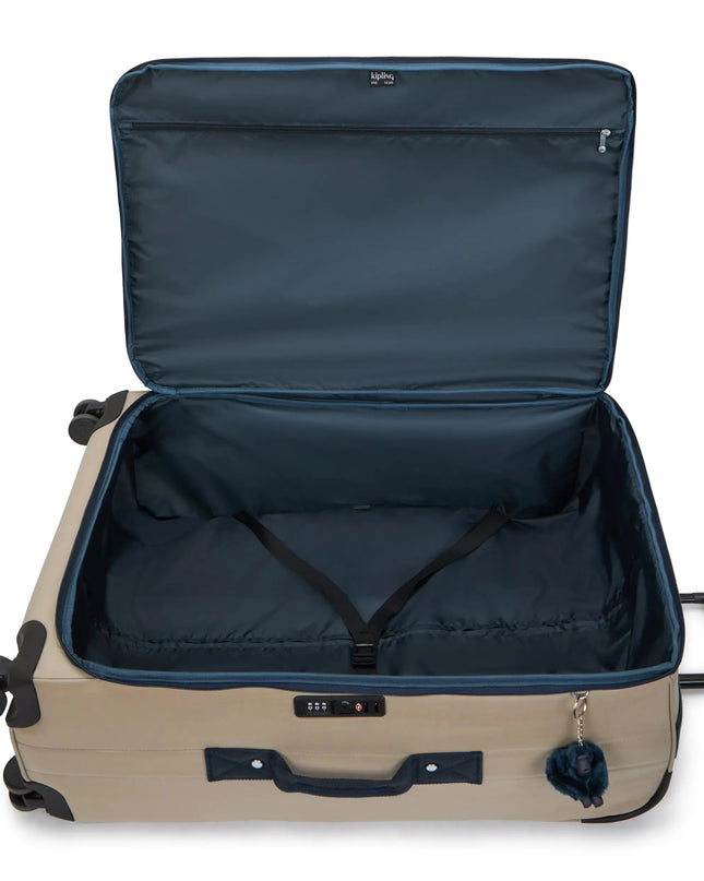 Kipling Trolley Large 4 Ruote in Tessuto Soft Taupe JET L SOFT TAUPE Kipling 