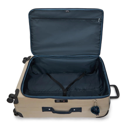 Kipling Trolley Large 4 Ruote in Tessuto Soft Taupe JET L SOFT TAUPE Kipling 