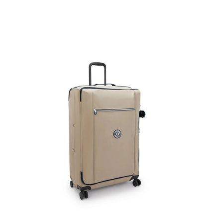 Kipling Trolley Large 4 Ruote in Tessuto Soft Taupe JET L SOFT TAUPE Kipling 