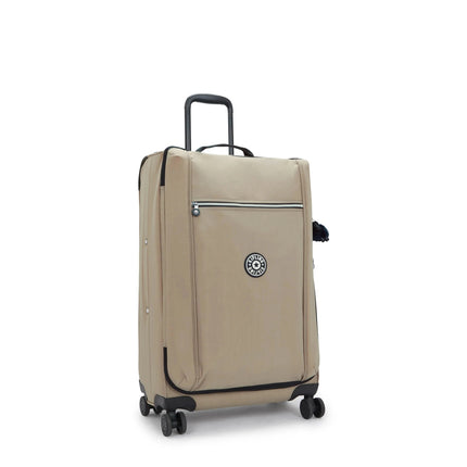 Kipling Trolley Medium 4 Ruote in Tessuto Soft Taupe JET M SOFT TAUPE Kipling 