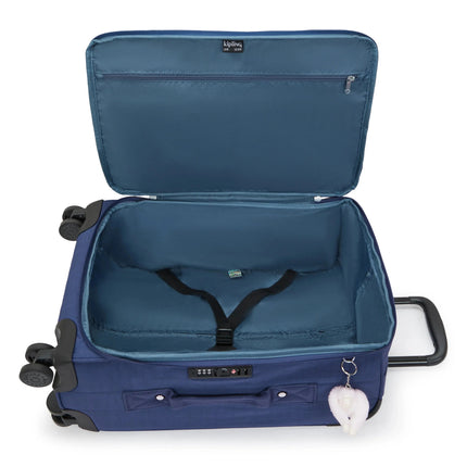 Kipling Trolley Small da Cabina 4 Ruote in Tessuto Blue JET S CASUAL BLUE Kipling 