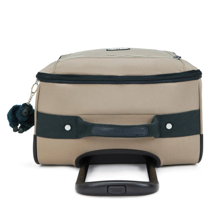 Kipling Trolley Small 4 Ruote in Tessuto Soft Taupe JET S SOFT TAUPE Kipling 