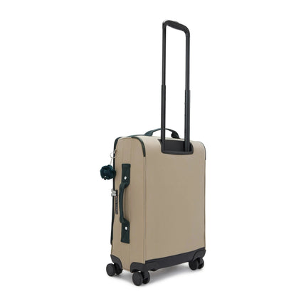 Kipling Trolley Small 4 Ruote in Tessuto Soft Taupe JET S SOFT TAUPE Kipling 