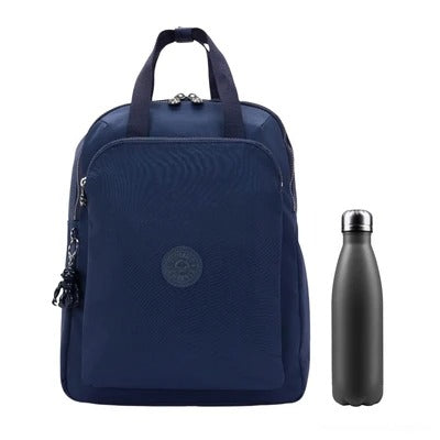 Kipling Zaini con Vano Porta PC in Tessuto Blue KAZUKI L INFINITE BLUE Kipling 