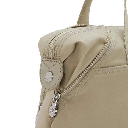 Kipling Borsa Organizer a Spalla Con Tracolla in Tessuto Beige NEW ART DUO POCKET BE BOHO TAN Kipling 