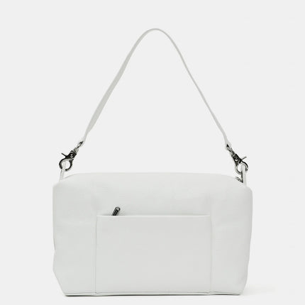 Mandarina Duck Borsa Donna a Spalla in Pelle Bianco FZTA6 MELLOW LEATHER BLANC Mandarina Duck 