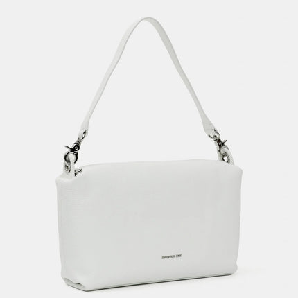 Mandarina Duck Borsa Donna a Spalla in Pelle Bianco FZTA6 MELLOW LEATHER BLANC Mandarina Duck 