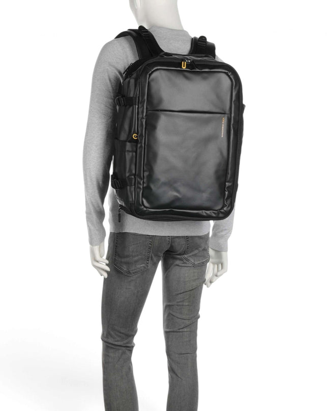 Mandarina Duck Zaino da Viaggio Porta PC 13 Pollici Nero OST09 ECO COATED BLACK Mandarina Duck 