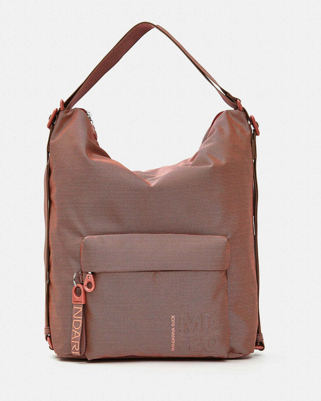 Mandarina Duck Borsa Convertibile Zaino Tessuto Noce Peca QMT09 MD20 PECAN NUT Mandarina Duck 