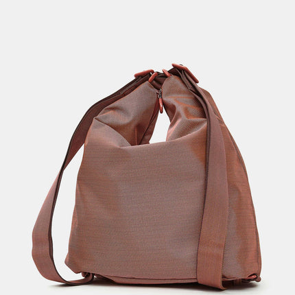 Mandarina Duck Borsa Convertibile Zaino Tessuto Noce Peca QMT09 MD20 PECAN NUT Mandarina Duck 