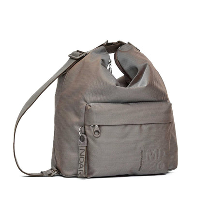 Mandarina Duck Borsa Convertibile Zaino Tessuto Taupe QMT09 MD20 TAUPE Mandarina Duck 