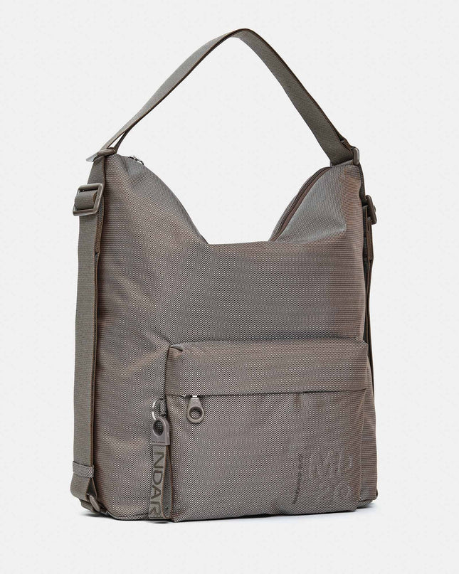 Mandarina Duck Borsa Convertibile Zaino Tessuto Taupe QMT09 MD20 TAUPE Mandarina Duck 
