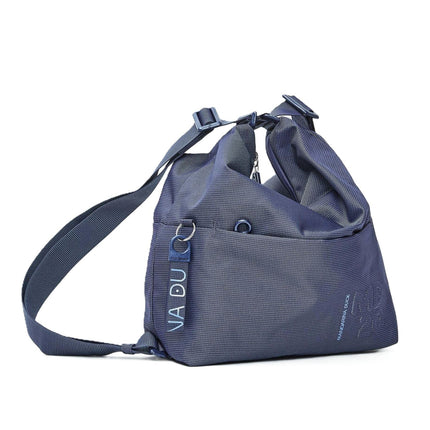 Mandarina Duck Borsa Convertibile Zaino in Tessuto Deep Blu QMT38 MD20 DEEP BLUE Mandarina Duck 