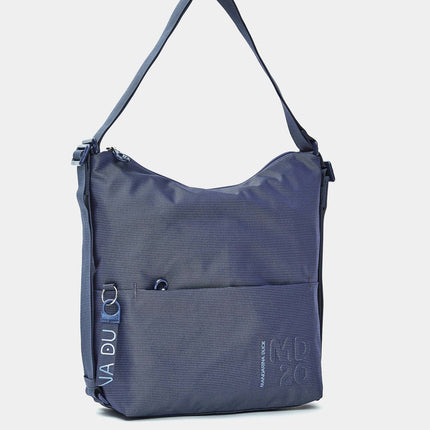 Mandarina Duck Borsa Convertibile Zaino in Tessuto Deep Blu QMT38 MD20 DEEP BLUE Mandarina Duck 