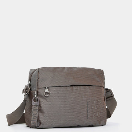 Mandarina Duck Borsa Donna con Tracolla Regolabile in Tessuto Taupe QMTV8 MD20 TAUPE Mandarina Duck 