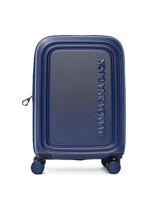 Mandarina Duck Trolley Cabina Bagaglio a Mano Espandibile 4 Ruote Deep Blue SZV24 LOGODUCK DEEP BLUE Mandarina Duck 