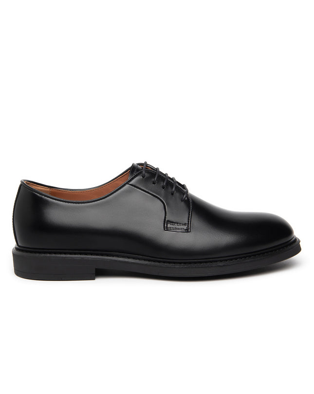 NeroGiardini Francesina Stringata Derby Uomo in Pelle Nera E500601U NERO 100 Nero Giardini 