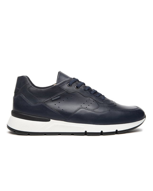NeroGiardini Sneakers Bassa Uomo in Pelle Blu E500640U INCANTO 207 Nero Giardini 