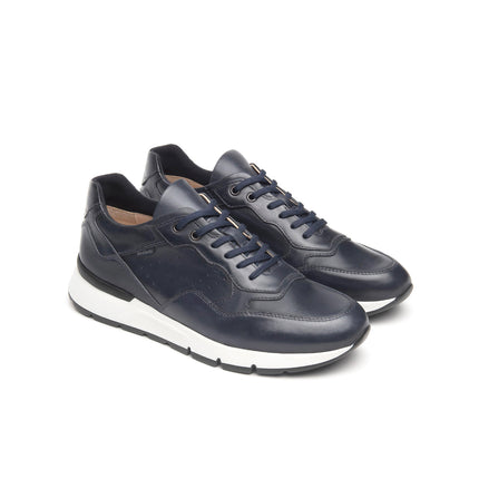 NeroGiardini Sneakers Bassa Uomo in Pelle Blu E500640U INCANTO 207 Nero Giardini 