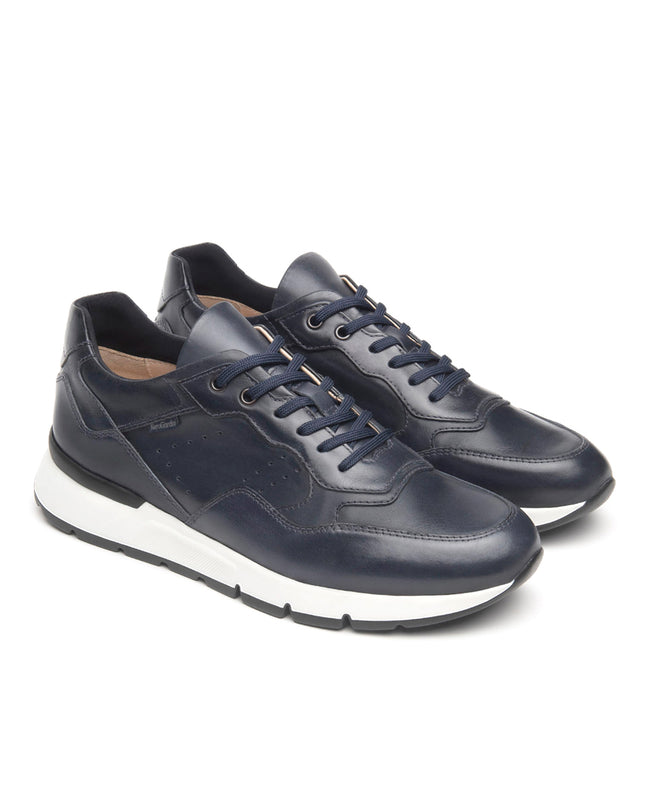 NeroGiardini Sneakers Bassa Uomo in Pelle Blu E500640U INCANTO 207 Nero Giardini 