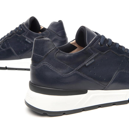 NeroGiardini Sneakers Bassa Uomo in Pelle Blu E500640U INCANTO 207 Nero Giardini 