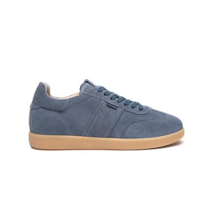 NeroGiardini Sneakers Bassa Uomo in Camoscio Avio E500685U AVIO 203 Nero Giardini 