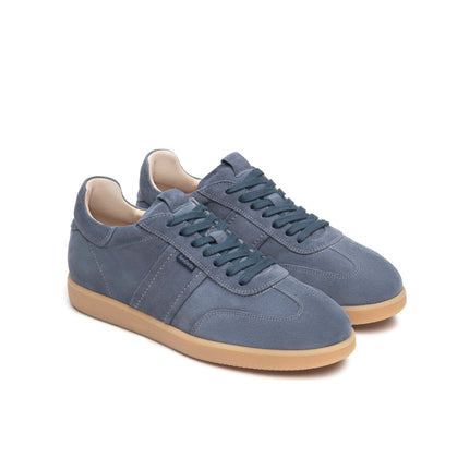 NeroGiardini Sneakers Bassa Uomo in Camoscio Avio E500685U AVIO 203 Nero Giardini 
