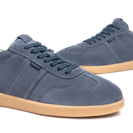 NeroGiardini Sneakers Bassa Uomo in Camoscio Avio E500685U AVIO 203 Nero Giardini 