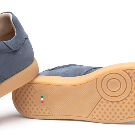 NeroGiardini Sneakers Bassa Uomo in Camoscio Avio E500685U AVIO 203 Nero Giardini 