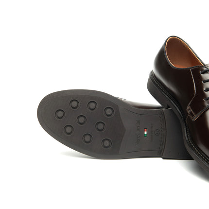 NeroGiardini Francesina Stringata Derby Uomo in Pelle Marrone E600601U CASTAGNO 305 Nero Giardini 
