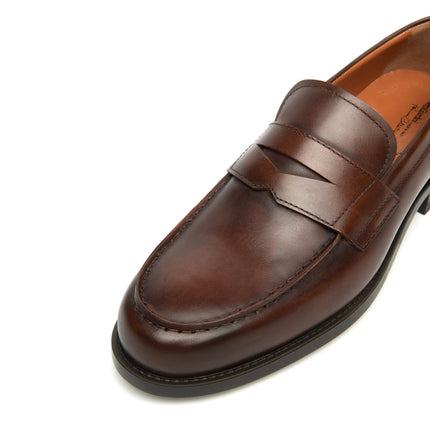 NeroGiardini Mocassino College Uomo in Pelle Marrone E601071U BEIGE 412 Nero Giardini 