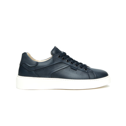 NeroGiardini Sneakers Bassa Uomo in Pelle Blu E601150U INCANTO 207 Nero Giardini 